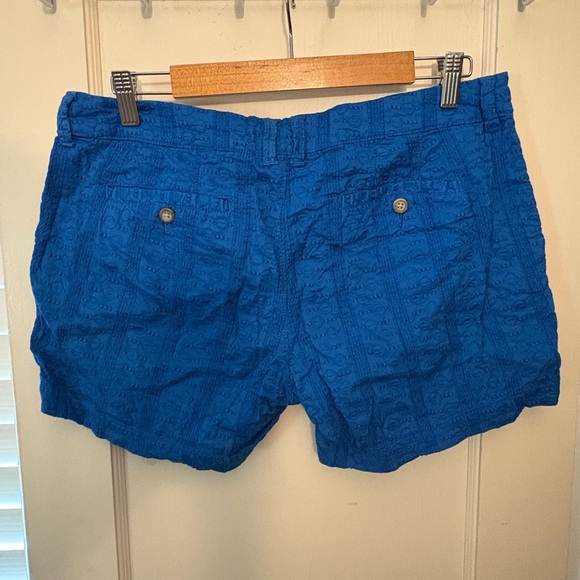 Old Navy Textured Blue Women's Bermudas - Picture 5 of 5
